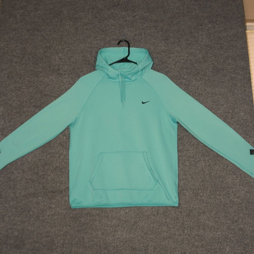 Nike Dri Fit Hoodie Mint Pullover Activewear Athletic Sweatshirt Women's Medium